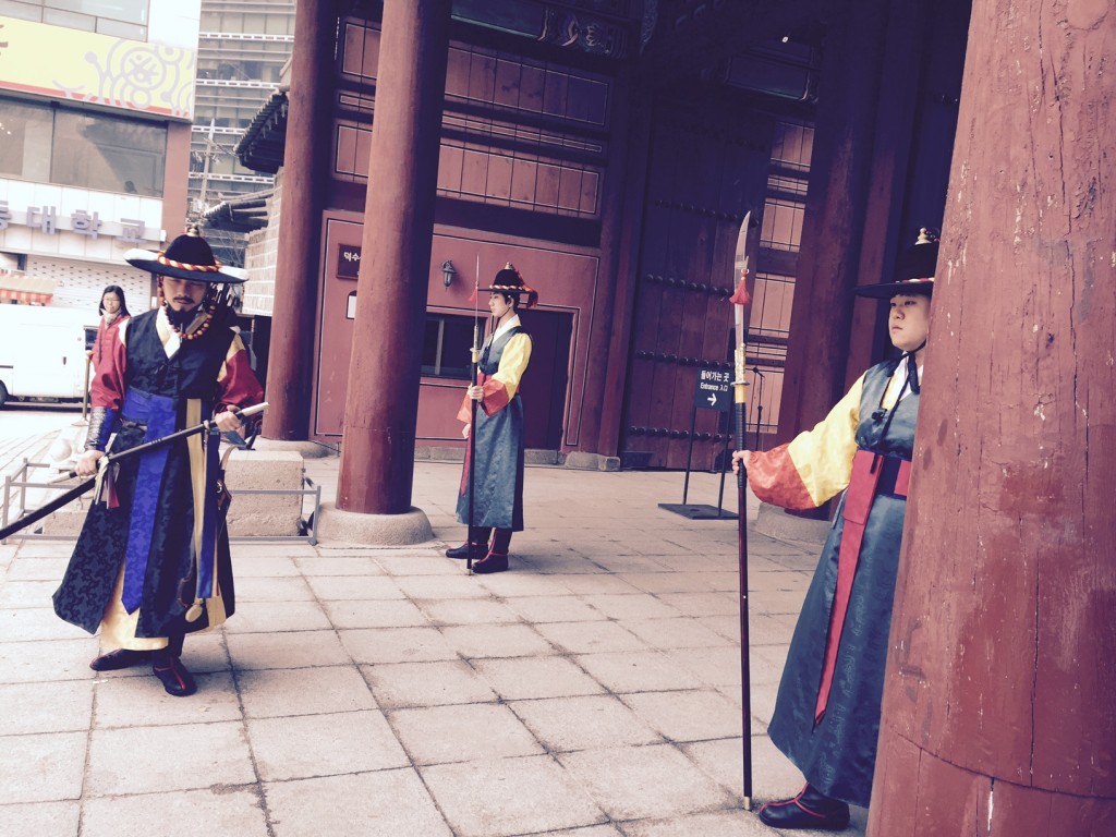 Deoksugung Palace guards