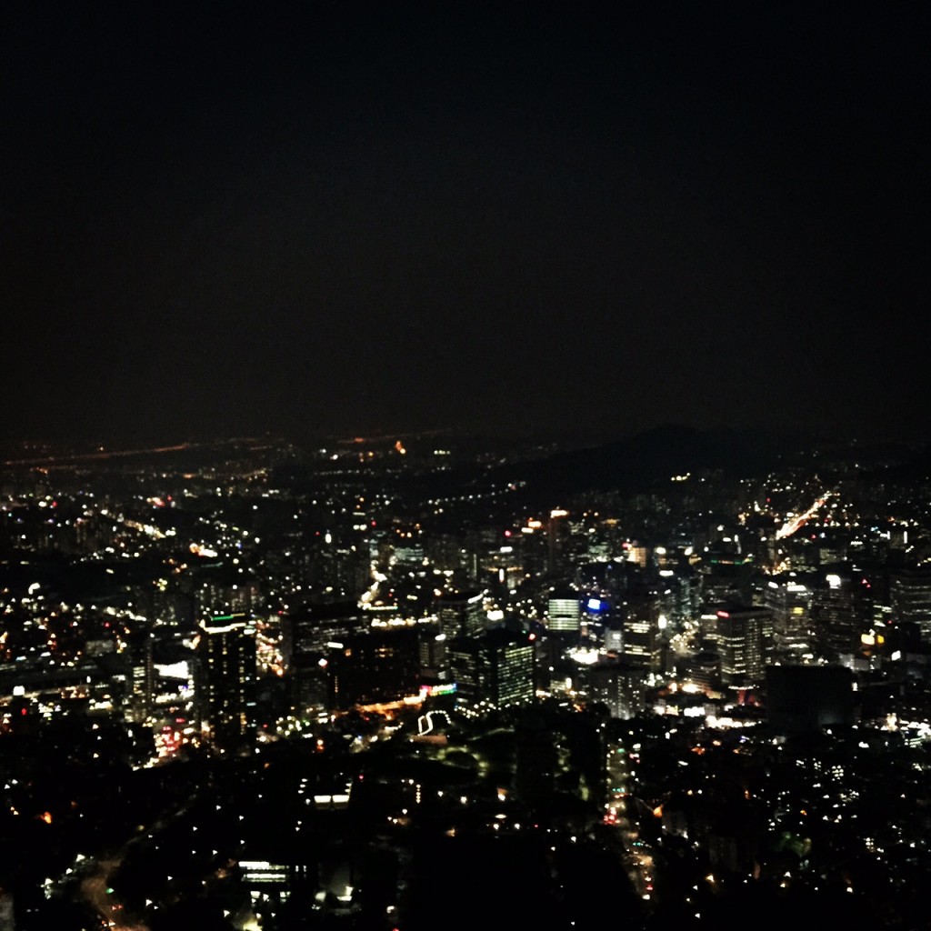 Seoul at night