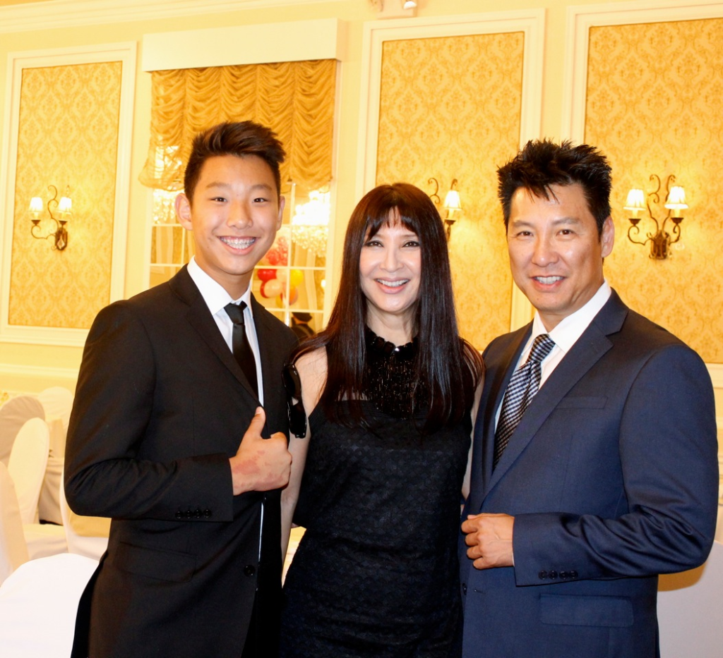 Master Phillip Rhee, wife Amy and son Sean