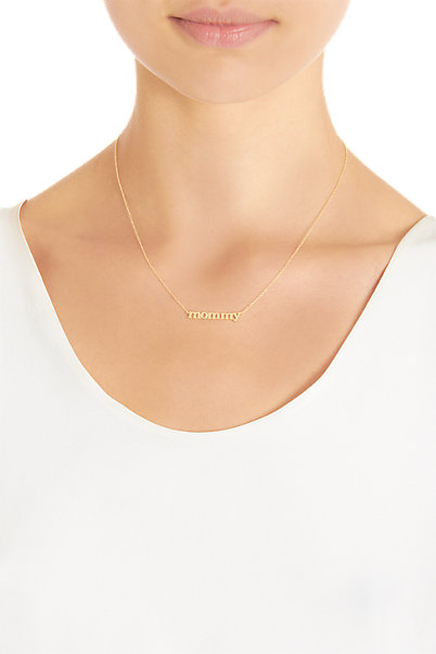 mommy necklace as Mother's Day Gift Guide