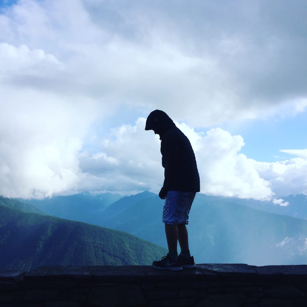 the top of Hurricane Ridge.