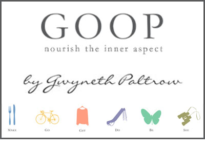 goop logo best lifestyle blogs 