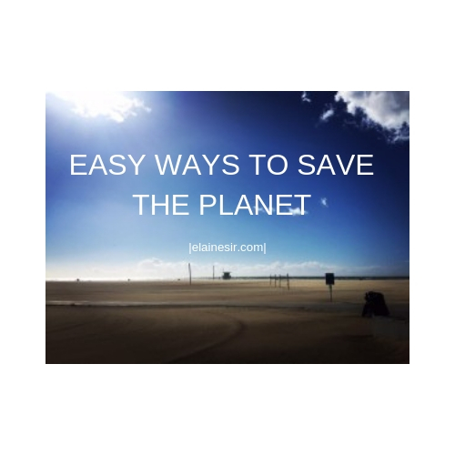 EASY WAYS TO SAVE THE PLANET