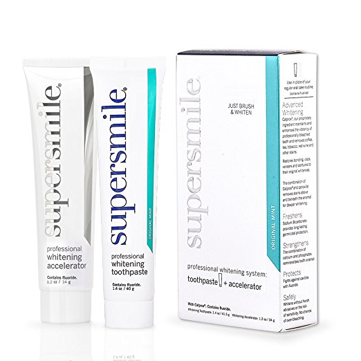 supersmile toothpaste for MORNING BEAUTY ROUTINE