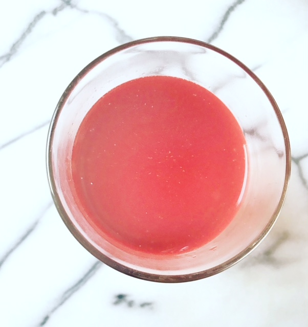 hello beautiful collagen drink in a glass for MORNING BEAUTY ROUTINE