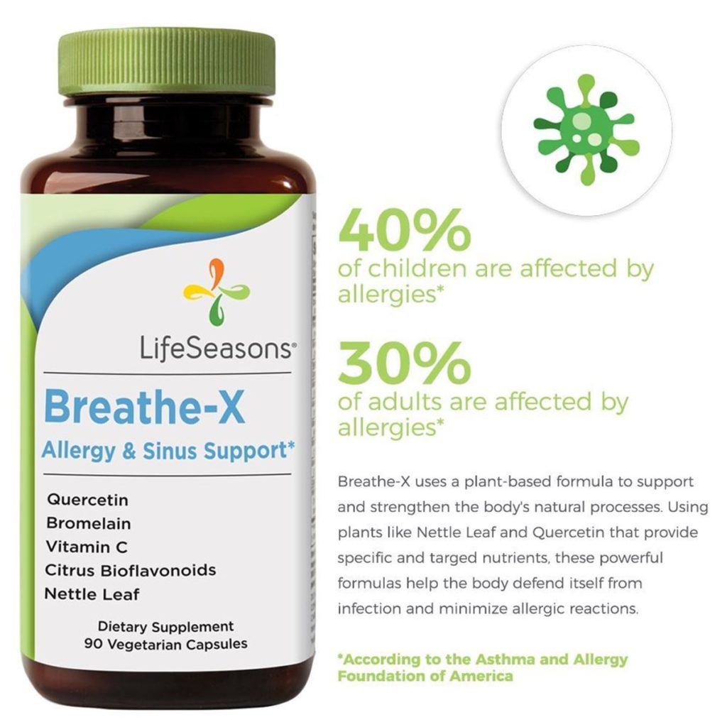 life seasons breathe-X allergy and sinus support
