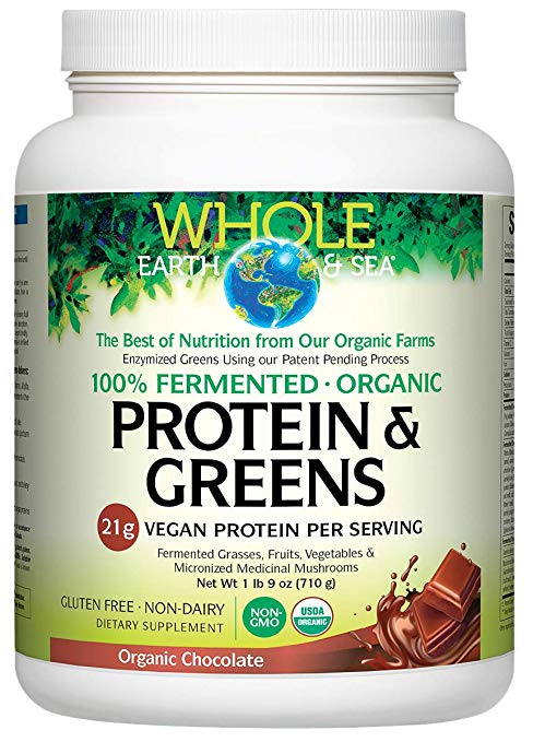 NATURAL FACTORS FERMENTED ORGANIC PROTEIN & GREENS