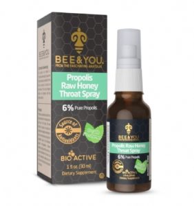 BEE & YOU PROPOLIS RAW HONEY THROAT SPRAY