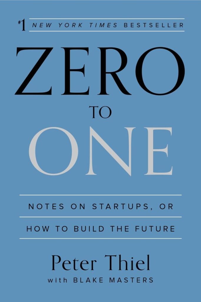 “From Zero To One” by Peter Thiel one of the best business books and podcasts for entrepreneurs